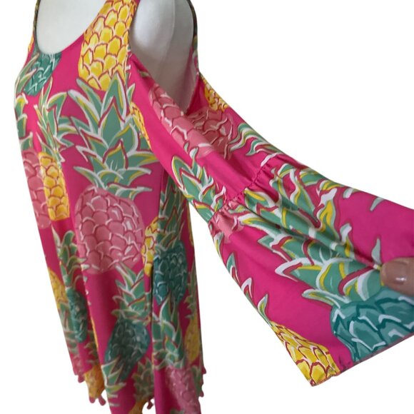 Simply Southern Tropical Cold Shoulder Dress - Worn Once - No Flaws - Size Small - Picture 1 of 6